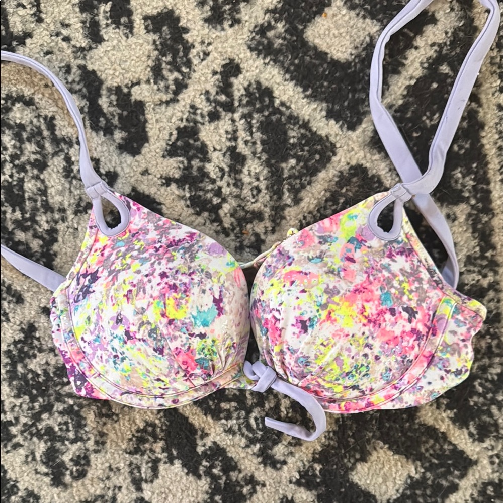 Victoria's Secret Colorful Splatter Bra